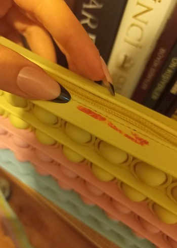 Renkli Popitli Cocuk Clutch Çanta - Görsel 2