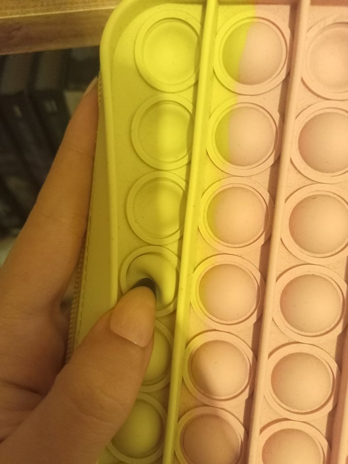 Renkli Popitli Cocuk Clutch Çanta - Görsel 5