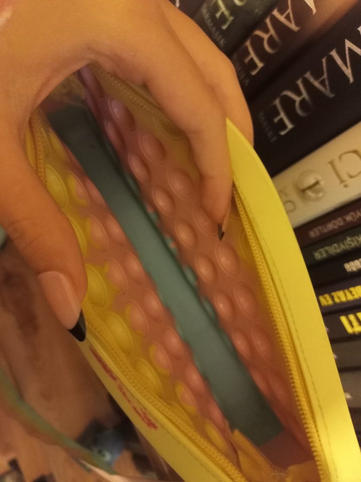 Renkli Popitli Cocuk Clutch Çanta - Görsel 3