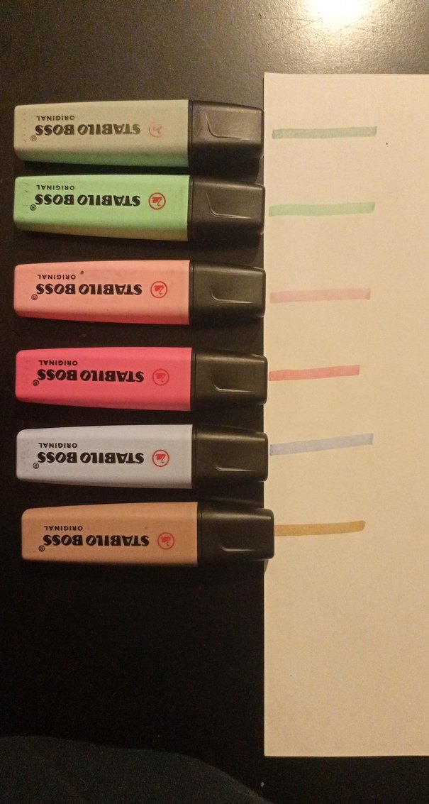 6lı Pastel Renkli Stabilo Fosforlu Kalem Seti - Görsel 2