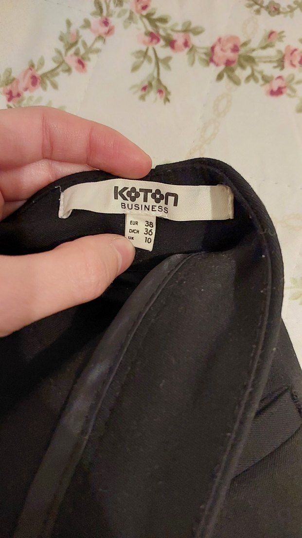 Siyah Cigarette Pantolon - Görsel 3