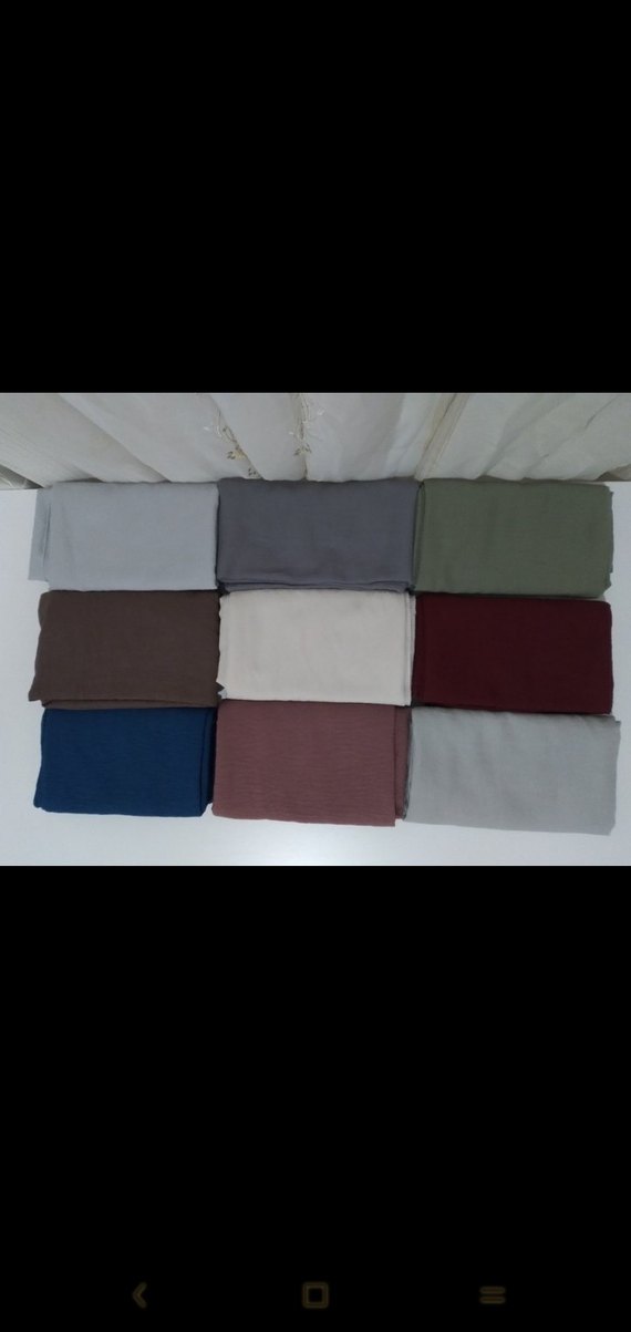 Kadın Keten Çok Renkli Bohem Şal - Görsel 2