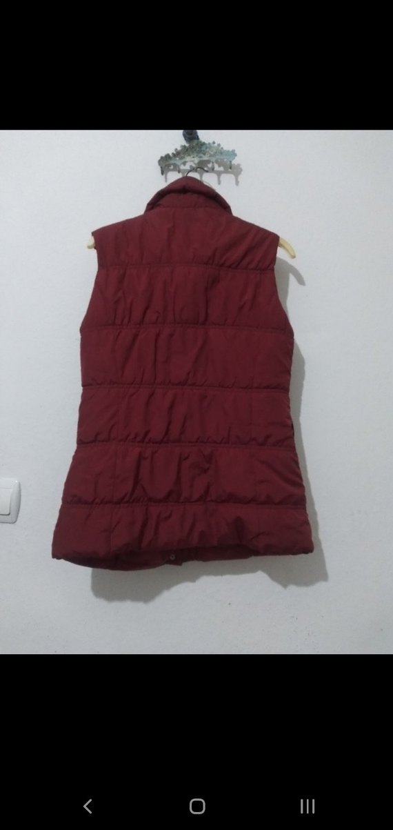 Düğmeli Bordo Kolsuz Yelek - Görsel 4