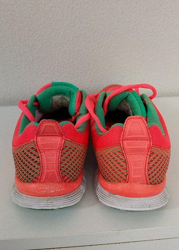 Kadın Turuncu Elastik Spor Ayakkabı - Görsel 4