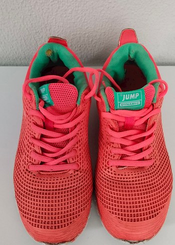 Kadın Turuncu Elastik Spor Ayakkabı - Görsel 2