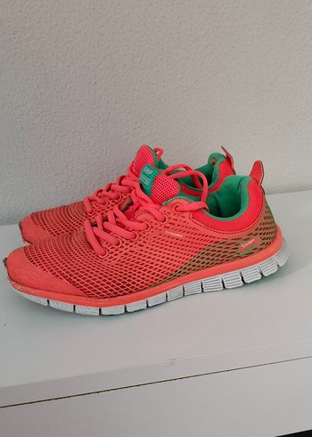 Kadın Turuncu Elastik Spor Ayakkabı - Görsel 3