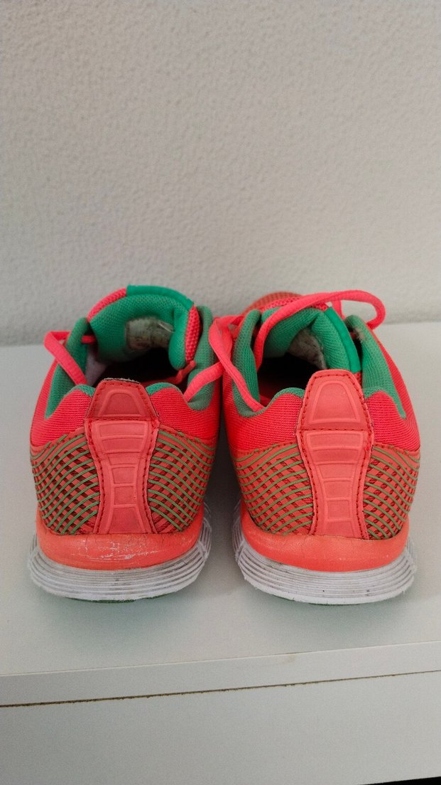 Kadın Turuncu Elastik Spor Ayakkabı - Görsel 4