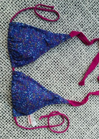 Mavi Bağlamalı Bikini - Görsel 2