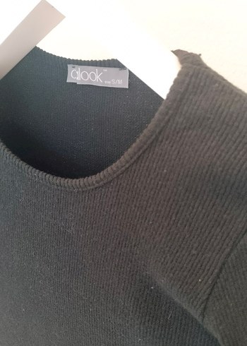 Siyah Kadın Uzun Kollu Triko Elbise - Görsel 2