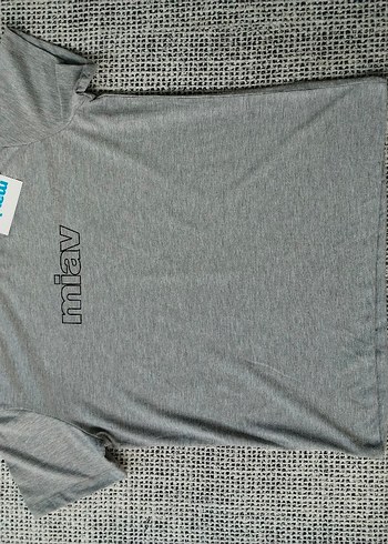 Gri Erkek Kısa Kollu Baskılı Tişört - Görsel 3