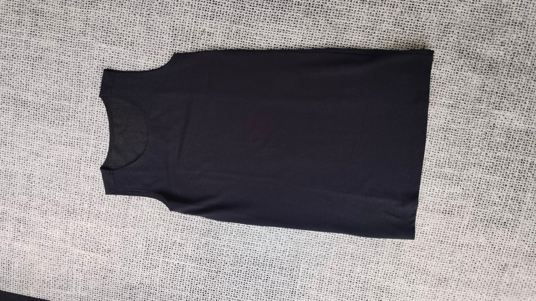 Siyah Midi Kadın Kolsuz Basic Atlet - Görsel 3