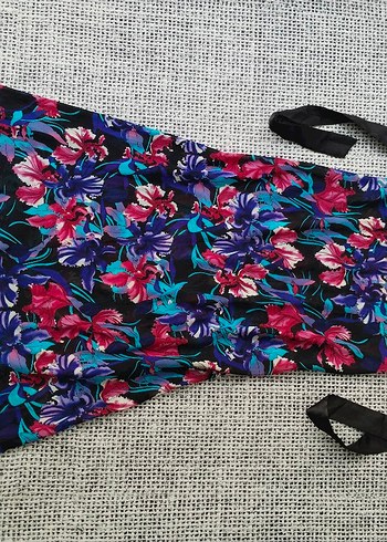 Çok Renkli Gecelik Ev  Elbisesi - Görsel 3