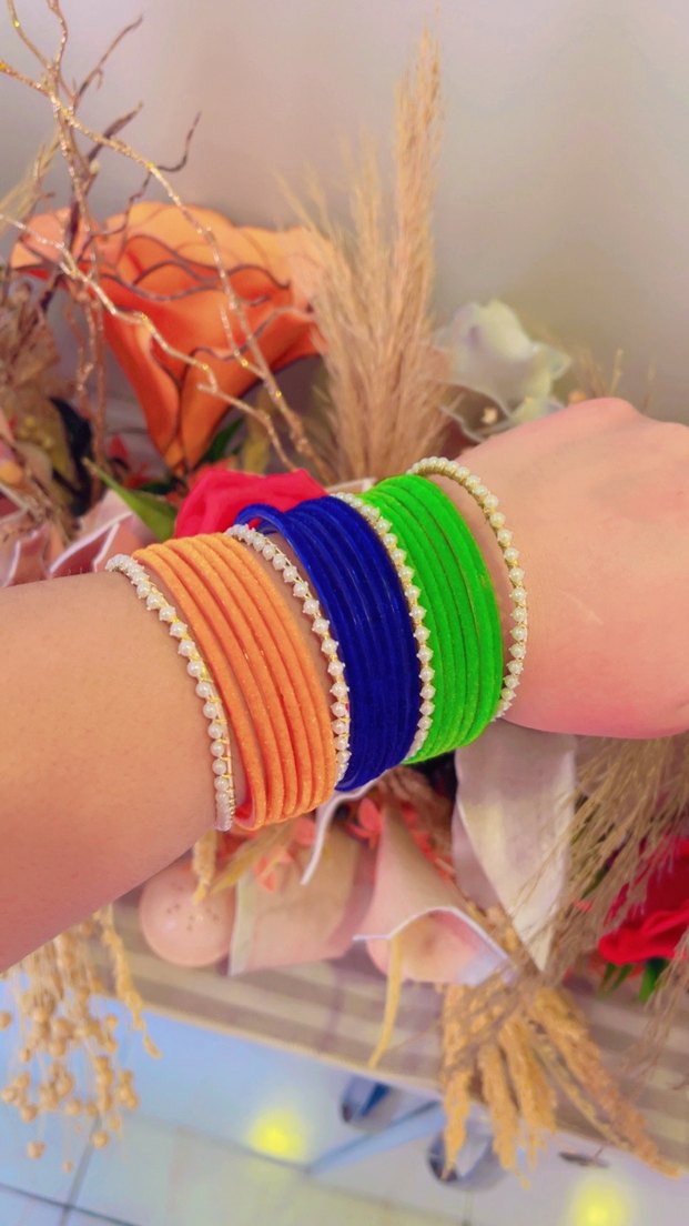 Renkli Boncuklu Kadın Bileklik Seti - Görsel 3