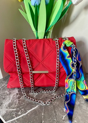 Renkli Bağlamalı Kadın Çanta - Görsel 3