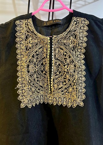 Kızlar için siyah şalvar kameez - Görsel 2