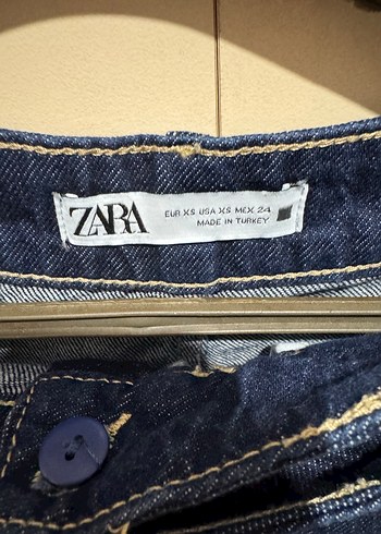 Zara Zara Kot Şort Etek