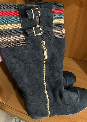 Bambi Süet Dizüstü Çizme - Görsel 5