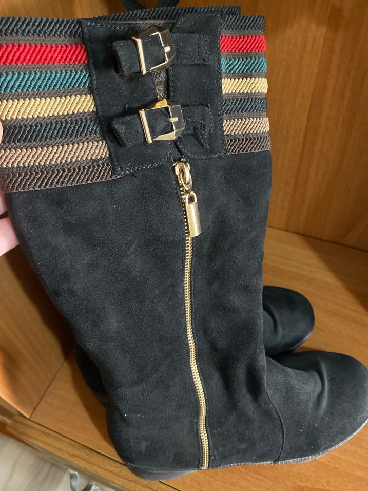 Bambi Süet Dizüstü Çizme - Görsel 5