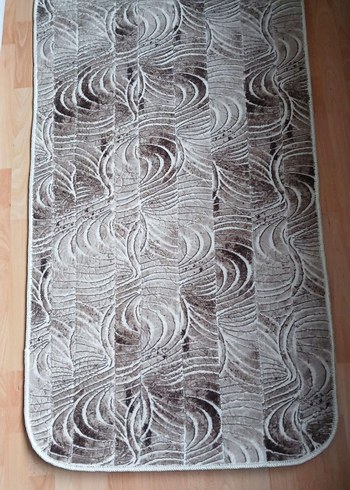 Sıfır Dinarsu Klasik Desenli Kahverengi Desenli Halı Paspas - Görsel 2