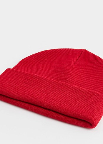 Kırmızı Triko Bere - Görsel 2