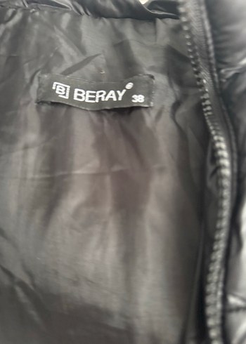 Çok az kullanılmış Kürklü Siyah Uzun Kadın Kışlık Mont - Görsel 4