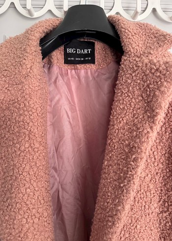 Çok az kullanılmış Pembe Peluş Kaban - Görsel 3