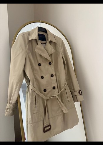 Bej Midi Kadın Trençkot zara