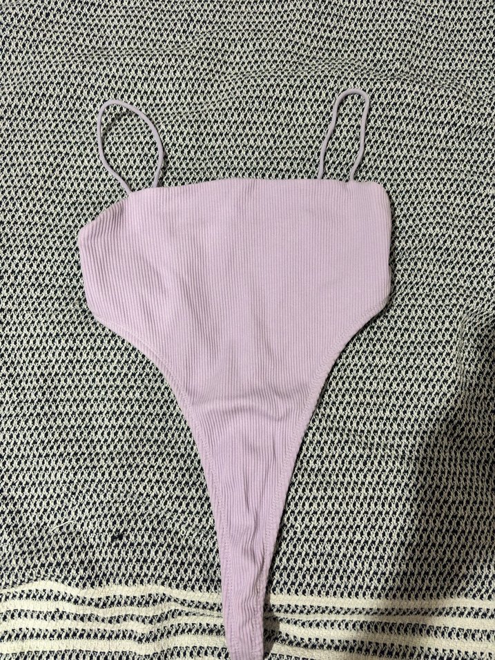 Mor Bodysuit - Görsel 2