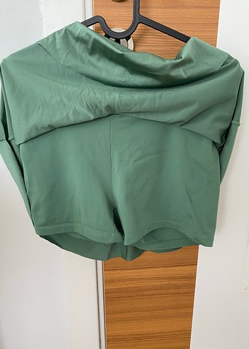 Yeşil Piliseli Deniz/Havuz Yüzme Eteği - Görsel 2