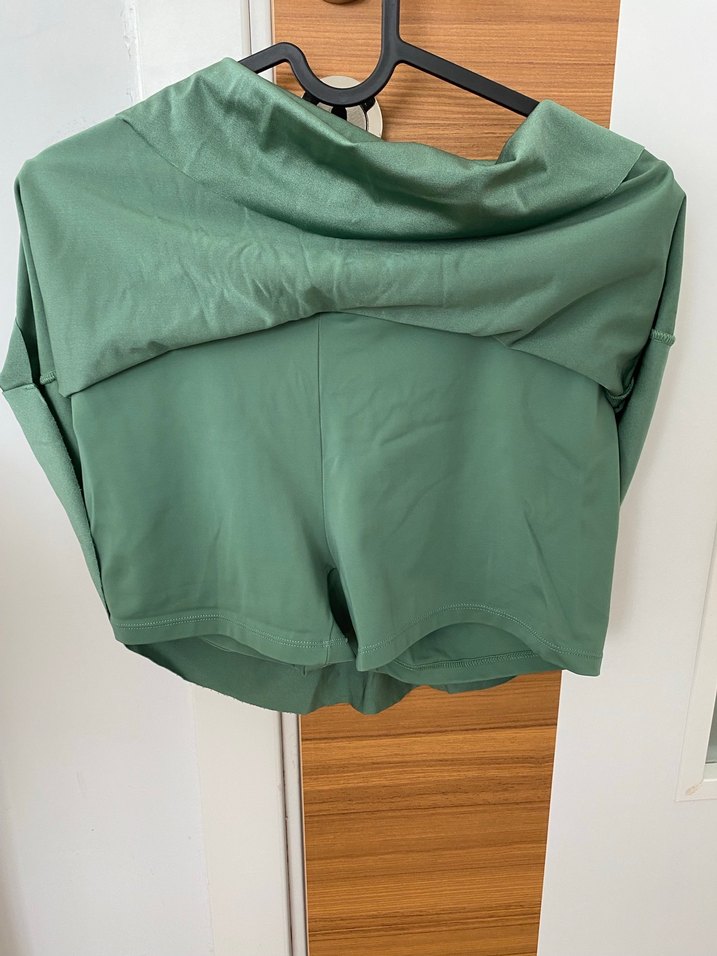 Yeşil Piliseli Deniz/Havuz Yüzme Eteği - Görsel 2