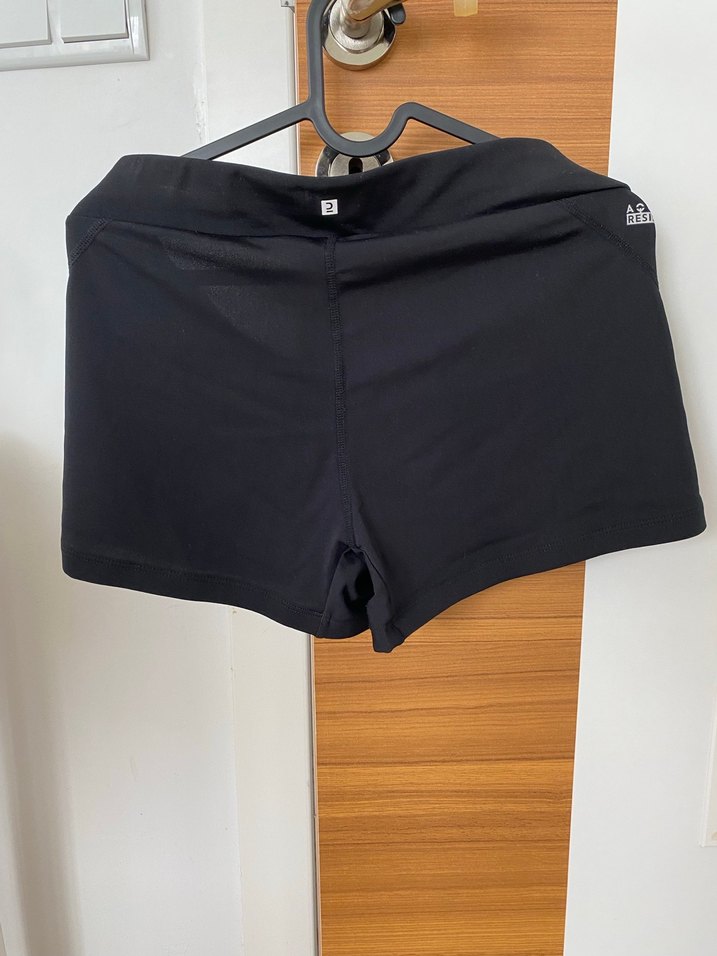 Siyah Mini Spor Yüzme Şortu - Görsel 2