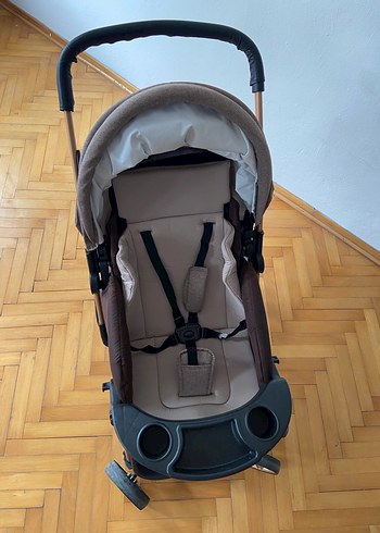 Kahverengi ve siyah Bebek Arabası - Görsel 2