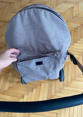 Kahverengi ve siyah Bebek Arabası - Görsel 4