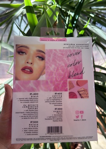 Pastel Pembe Real Techniques Makyaj Fırça Seti - Görsel 2