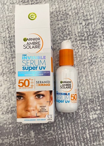 Garnier Ambre Solaire SPF 50+ Görünmez Serum - Görsel 5