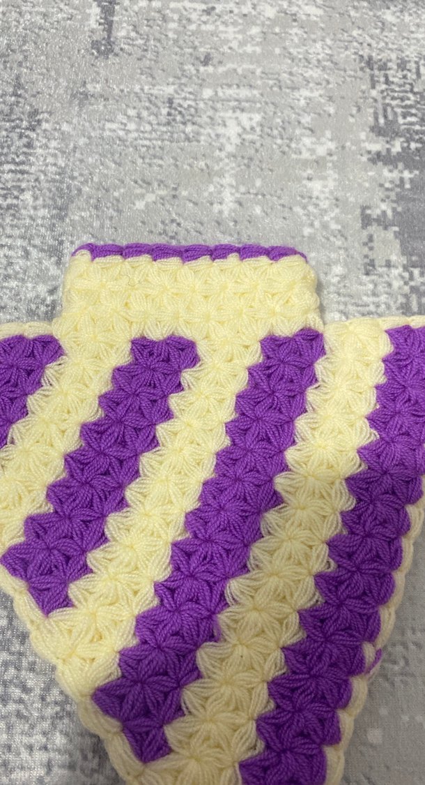 Mor Çizgili Renkli Banyo Süngeri - Görsel 3