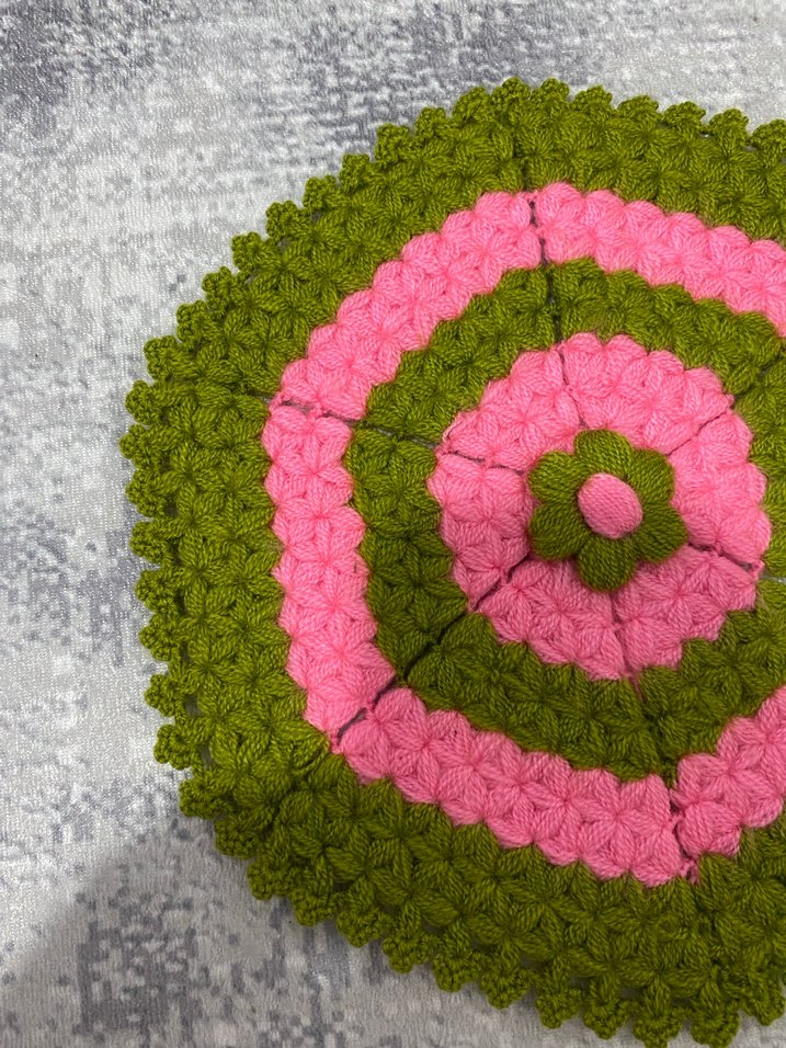 Renkli Örgü Banyo Süngeri - Görsel 4