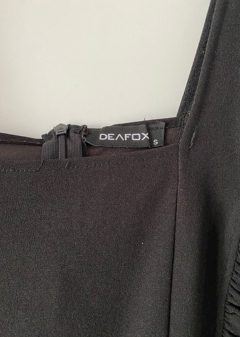 Siyah Volanlı Kadın Tulum - Görsel 3