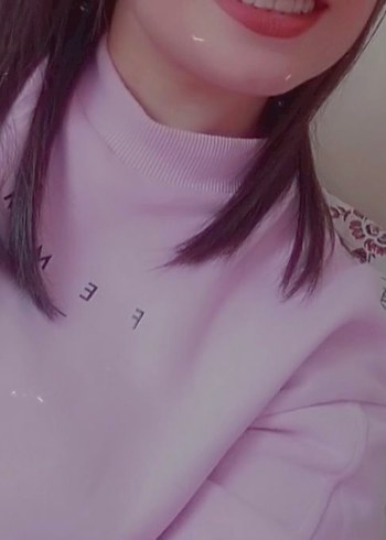 s Beden pembe Renk Pembe Kadın Sweatshirt Bisiklet Yaka