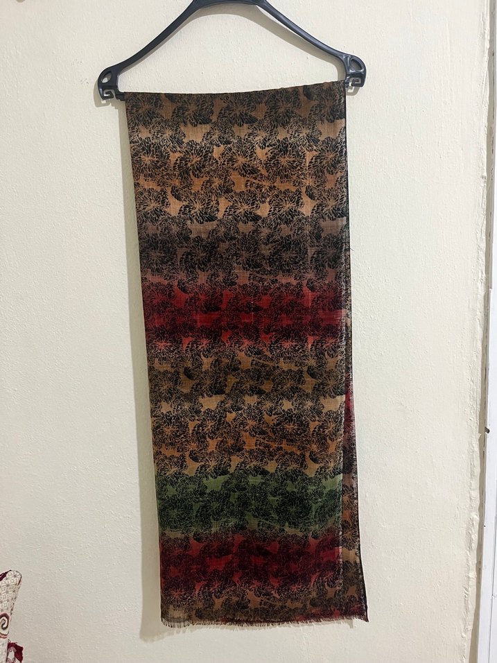 Bohem Çok Renkli Kadın Şal - Görsel 2