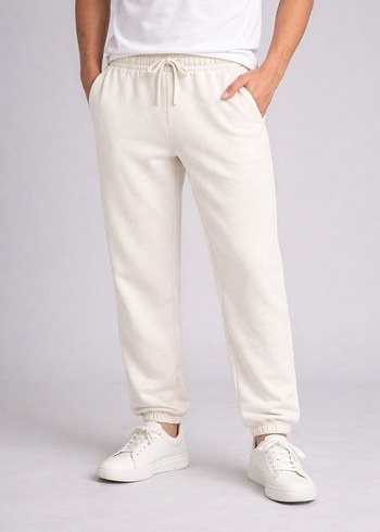 Erkek Haki Rahat Kesim Sweatpant - Görsel 2