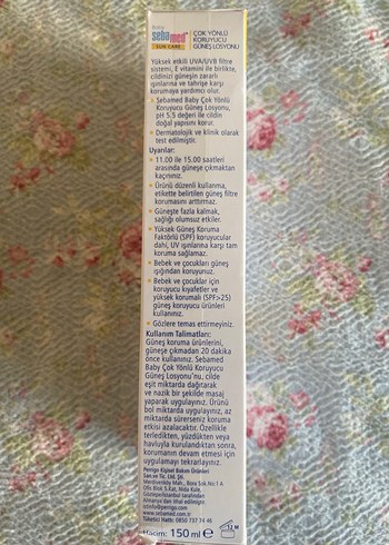 Sebamed Baby Güneş Losyonu SPF 50+ - Görsel 5