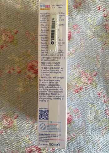 Sebamed Baby Güneş Losyonu SPF 50+ - Görsel 6