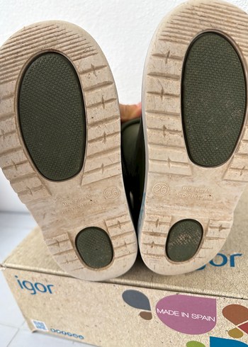 İgor Erkek Çocuk Haki Yağmur Çizmesi - Görsel 4