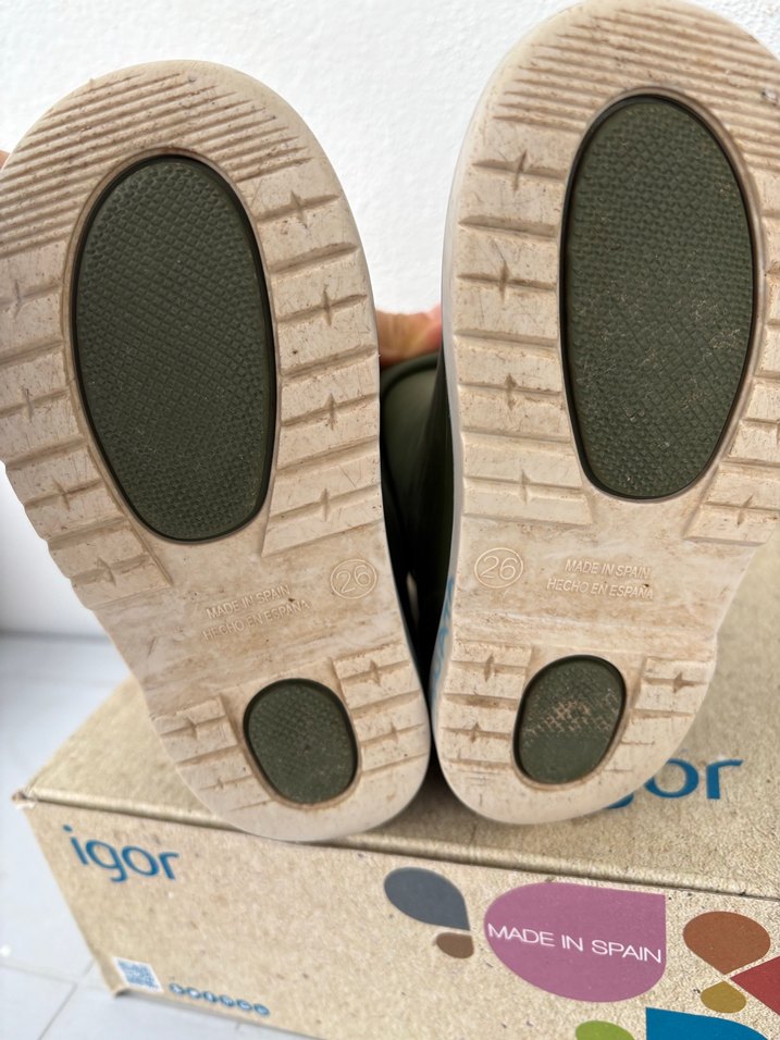 İgor Erkek Çocuk Haki  Yağmur Çizmesi - Görsel 4