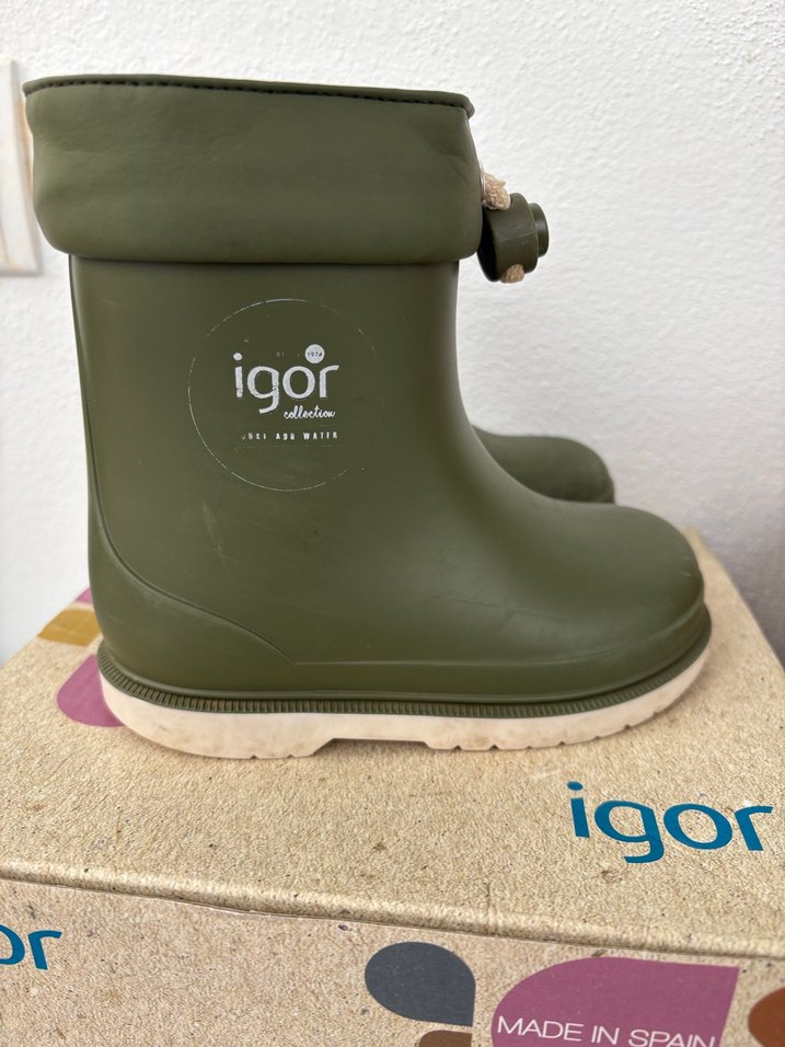 İgor Erkek Çocuk Haki  Yağmur Çizmesi - Görsel 2