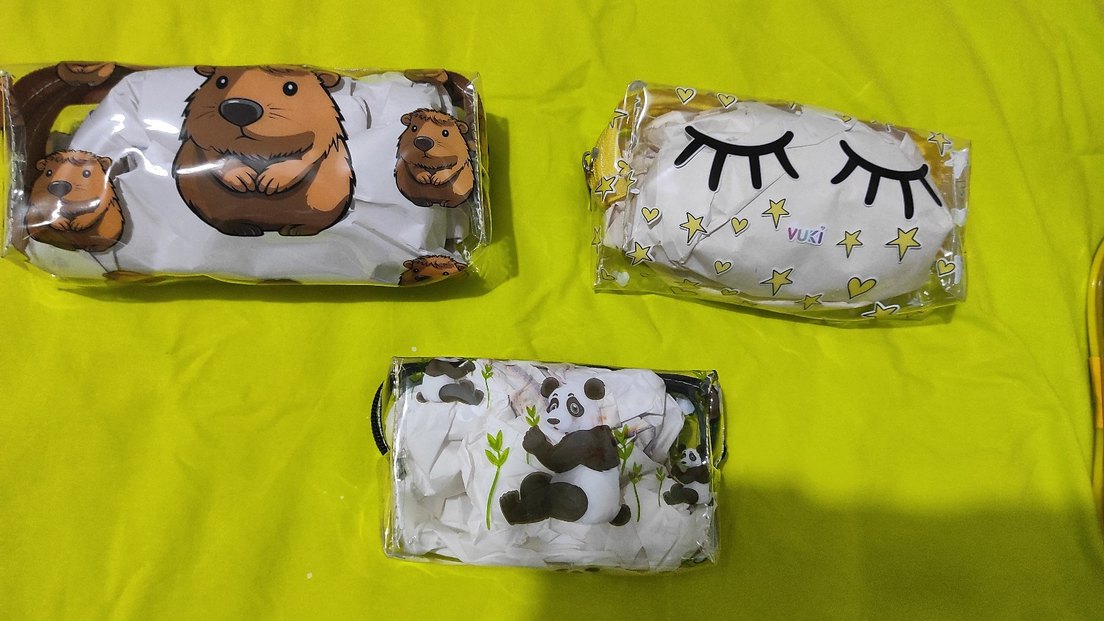 Renkli Baskılı  Aksesuar Seti kalemlik - Görsel 2