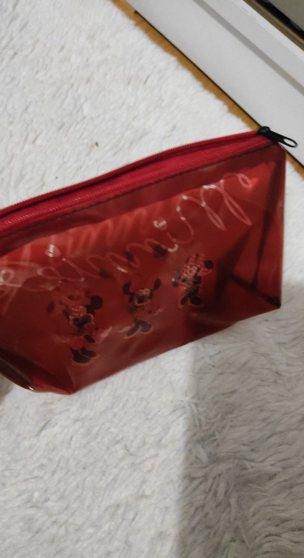 Koyu Bordo  makyaj cantasi - Görsel 2