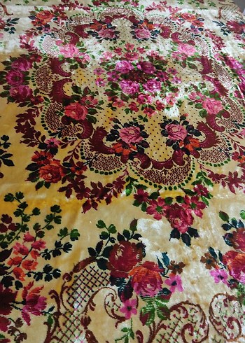 kadife  karyola örtüsü - Görsel 3