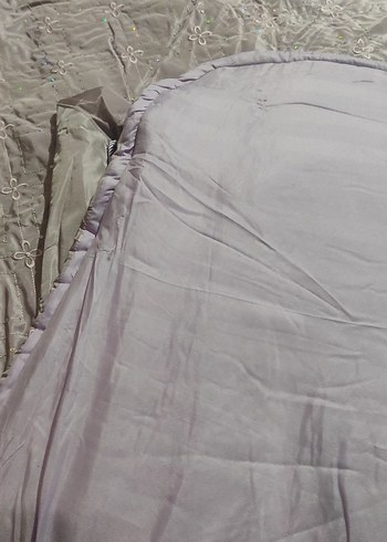 Nakışlı lilai Yatak Örtüsü - Görsel 6